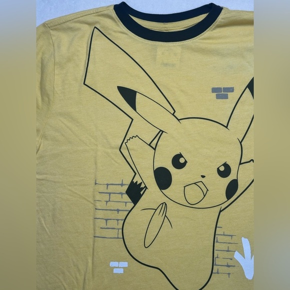 Yellow Pikachu Kids T-Shirt - Picture 9 of 11
